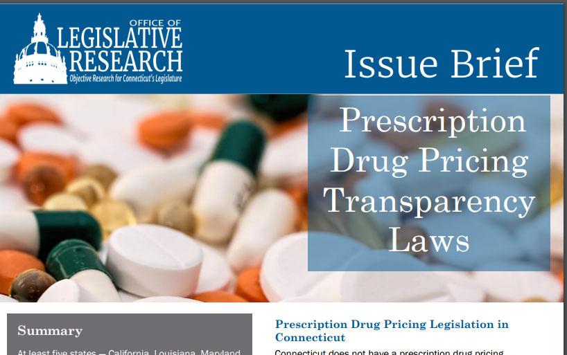 Legislature Proposes Bill to Cut Prescription Drug Costs
