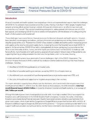 Community Hospitals Face Growing Challenges to Financial Stability