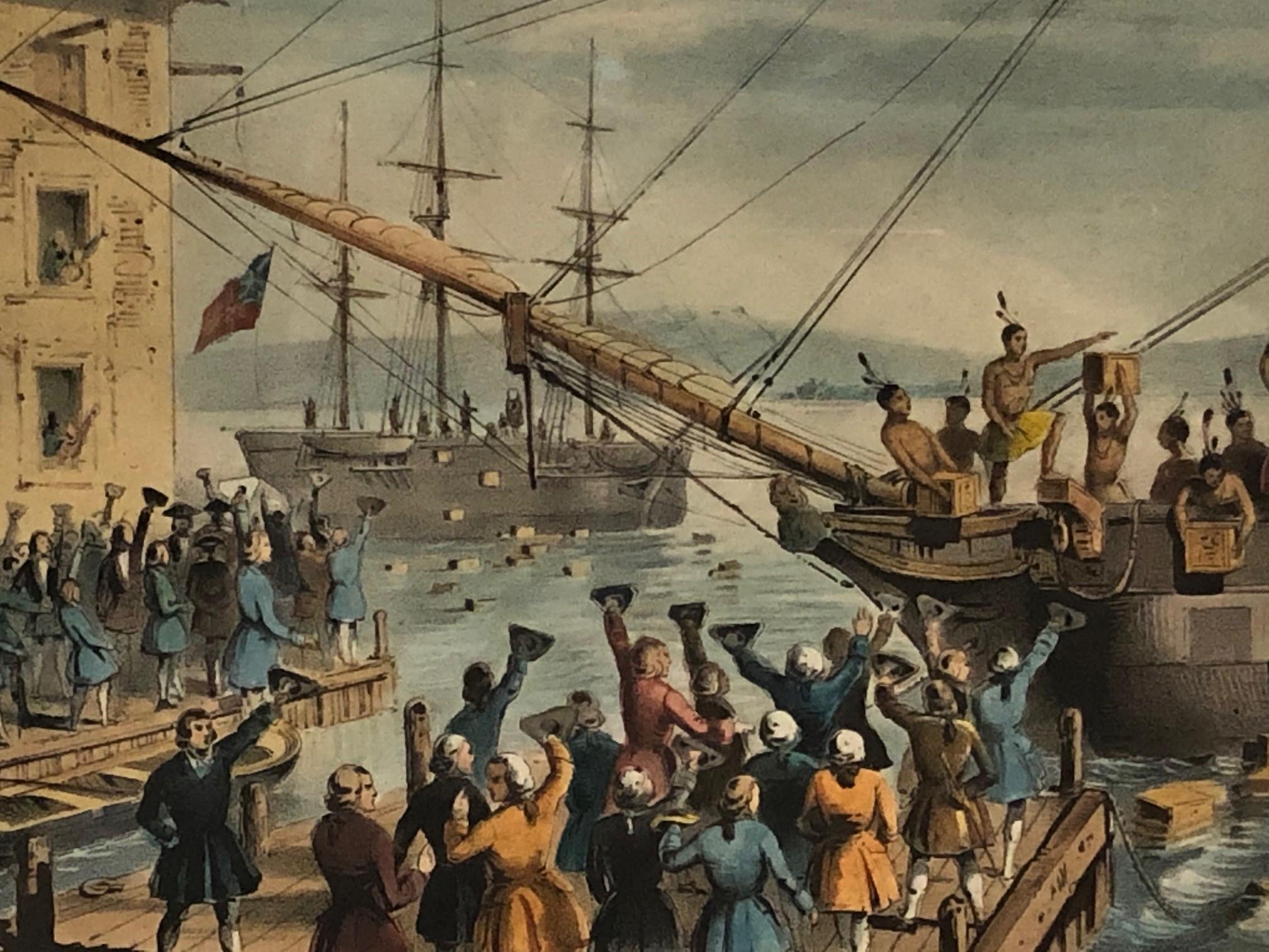 Boston Tea Party: Catalyst for American Revolution Unfolds
