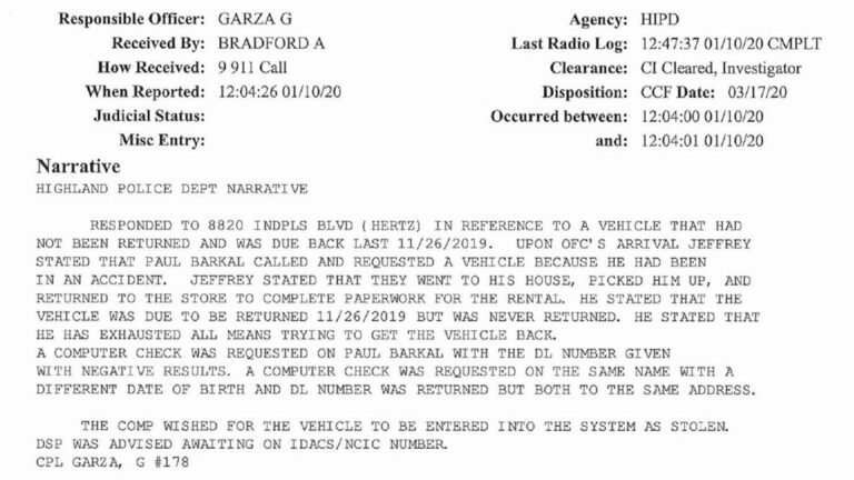 Local Police Report Sharp Rise in Auto Thefts in City