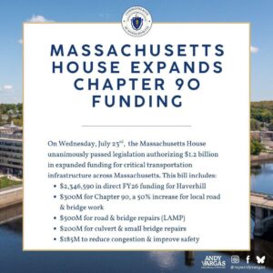Massachusetts Infrastructure Bill: Local Communities Benefit