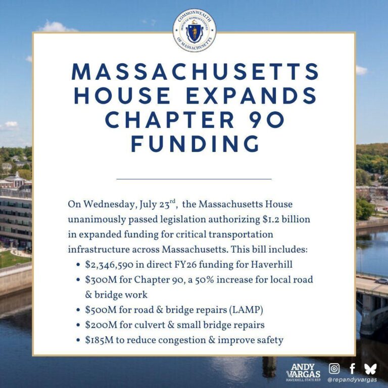 Massachusetts Infrastructure Bill: Local Communities Benefit