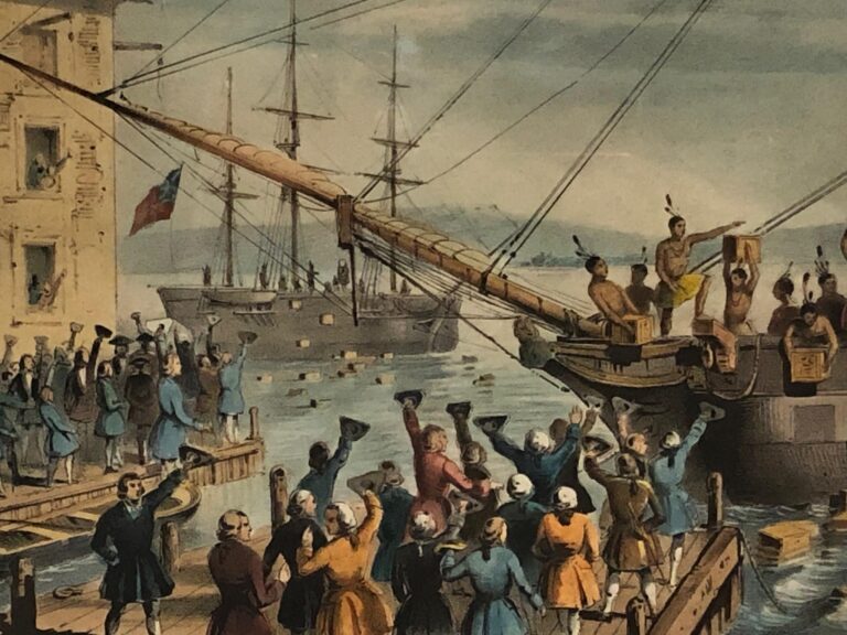 Boston Tea Party: Catalyst for American Revolution Unfolds Boston Tea Party: Catalyst for American Revolution Unfolds